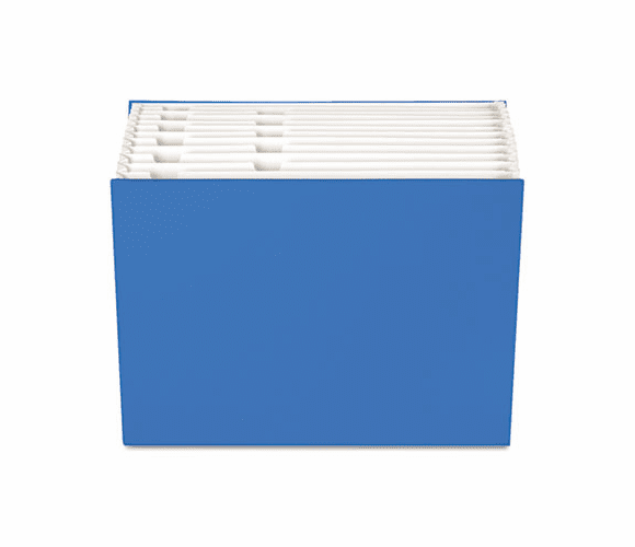 GLW20527 Case File, 12 Pocket, 3/4" exp., Letter, Blue, 1/ea By CARDINAL BRANDS INC.