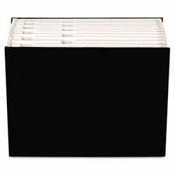 GLW20530 Case File, 12 Pocket,  3/4" exp., Letter, Black, 1/ea By CARDINAL BRANDS INC.