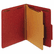 GLW23775 Pressboard Classification Folders, Four Fasteners, 2/5 Cut, Letter, Red, 10/Box By CARDINAL BRANDS INC.