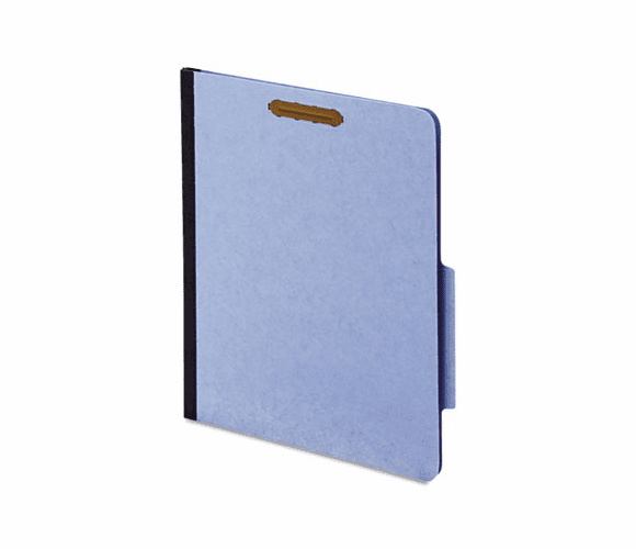 GLW23775BLU 40 Pt. Classification Folders, 2" Fasteners, 2 sections, 2/5, Ltr, blue, 10/BX By CARDINAL BRANDS INC.