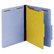 GLW23775BLU 40 Pt. Classification Folders, 2" Fasteners, 2 sections, 2/5, Ltr, blue, 10/BX By CARDINAL BRANDS INC.