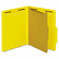 GLW23775YEL 40 Pt. Classification Folders, 2" Fasteners, 2/5 Tab, Letter, Yellow, 10/BX By CARDINAL BRANDS INC.