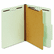 GLW23776 Pressboard Classification Folders, 4 Fasteners, 2/5 Cut, Letter, Green, 10/Box By CARDINAL BRANDS INC.
