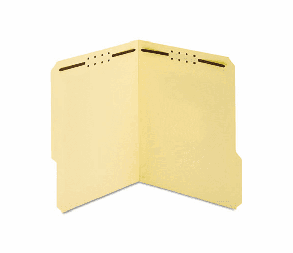 GLW24537 Manila Folders, Two Fasteners, 1/3 Tab, Letter, 50/Box By CARDINAL BRANDS INC.