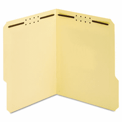 GLW24537 Manila Folders, Two Fasteners, 1/3 Tab, Letter, 50/Box By CARDINAL BRANDS INC.