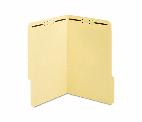 GLW29537 Manila Folders, Two Fasteners, 1/3 Tab, Legal, 50/Box By CARDINAL BRANDS INC.