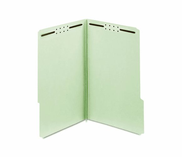 GLW29944 Folders, Three Inch Expansion, Two Fasteners, 1/3 Cut Tab, Legal, Green, 25/Box By CARDINAL BRANDS INC.