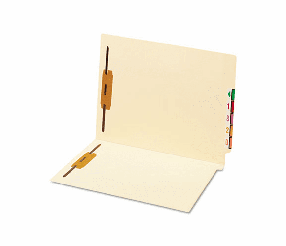 GLW44115 Manila End Tab Folder, Two Fasteners, Straight Tab, Letter, 50/Box By CARDINAL BRANDS INC.