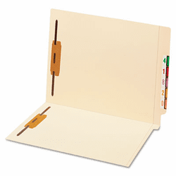 GLW44115AM Antimicrobial Fastener End Tab Folder, 3/4" Exp., 2 Fasteners, Letter, 50/BX By CARDINAL BRANDS INC.