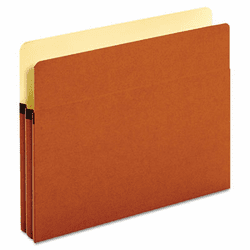 GLW63214B Bulk File Pockets, 1 3/4" Expansion, Letter, Redrope, 50/CT By CARDINAL BRANDS INC.