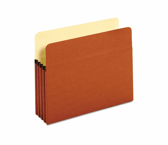 GLW63224 Standard File Pockets, Redrope, 3 1/2 Inch Expansion, Letter, Brown By CARDINAL BRANDS INC.