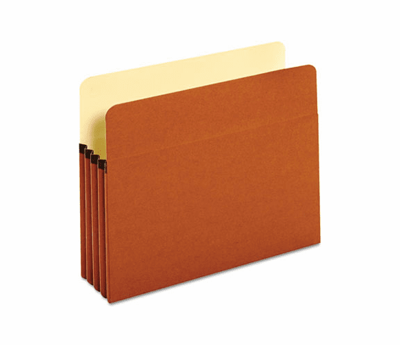 GLW63224B Bulk File Pockets, 3 1/2" Expansion, Letter, Redrope, 50/CT By CARDINAL BRANDS INC.