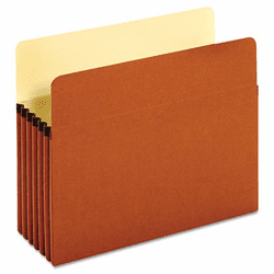 GLW63234B Bulk File Pockets, 5 1/4" Expansion, Letter, Redrope, 50/CT By CARDINAL BRANDS INC.