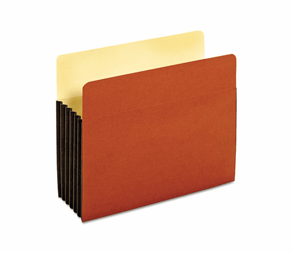 GLW63274 Drop Front Expanding File Pocket, Top Tab, 5 1/4 Inch, Letter, Brown, 10/Box By CARDINAL BRANDS INC.