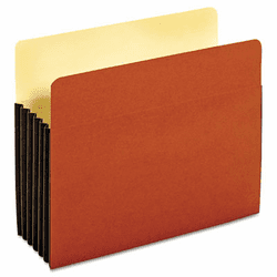 GLW63274 Drop Front Expanding File Pocket, Top Tab, 5 1/4 Inch, Letter, Brown, 10/Box By CARDINAL BRANDS INC.