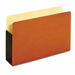 GLW64264 Drop Front Expanding File Pocket, Top Tab, 3 1/2 Inch, Legal, Brown, 10/Box By CARDINAL BRANDS INC.