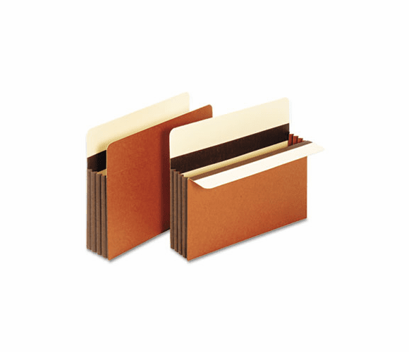 GLWC1524EHD 3 1/2 Inch Expansion Accordion Pocket, Straight, Redrope, Letter, Red, 25/Box By CARDINAL BRANDS INC.