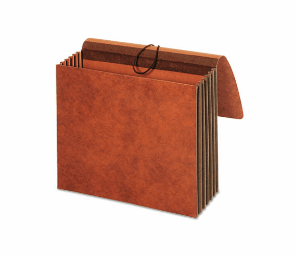 GLWCL1074GLHD 5 1/4" Expansion Accordion Pockets, Straight, Redrope, 12 3/8 x 10, Brown By CARDINAL BRANDS INC.