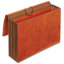 GLWCL1076GLHD 5 1/4 Inch Expansion Accordion Wallets, Straight, Redrope, Legal, Red By CARDINAL BRANDS INC.