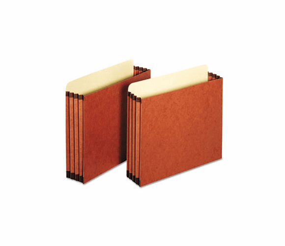 GLWFC1524E 3 1/2 Inch Expansion File Cabinet Pockets, Straight, Letter, Redrope, 10/Box By CARDINAL BRANDS INC.