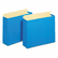 GLWFC1524EBLU 3 1/2 Inch Expansion File Cabinet Pockets, Straight, Letter, Blue, 10/Box By CARDINAL BRANDS INC.