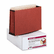 GLWFC1536G 5 1/4 Inch Expansion File Cabinet Pocket, Straight, Legal, Redrope, 10/Box By CARDINAL BRANDS INC.