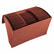 GLWR119ALHD Accordion Files with Flap, 21 Pockets, 1/3 Tab, Letha Tone, Legal, Brown By CARDINAL BRANDS INC.