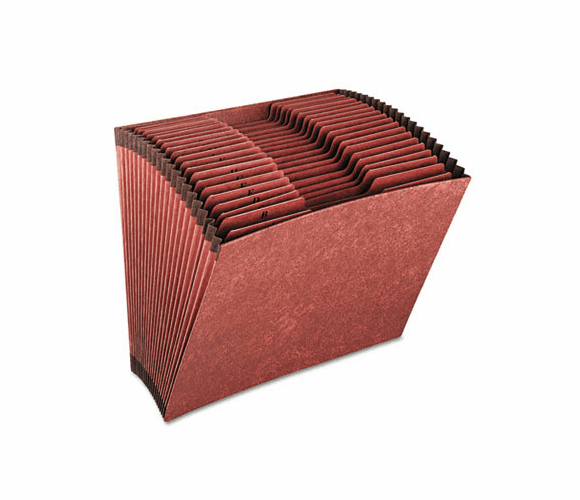 GLWR217AHD Accordion Files without Flap, 21 Pockets, 1/3 Tab, Letha Tone, Letter, Brown By CARDINAL BRANDS INC.