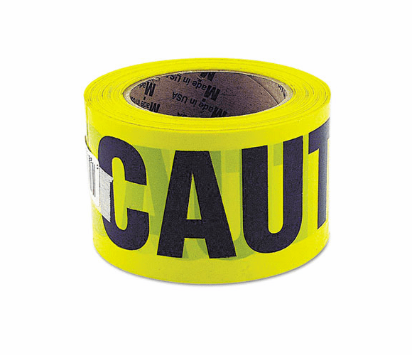 GNS10379 Caution Safety Tape, Non-Adhesive, 3" x 1000' By GREAT NECK SAW MFG.