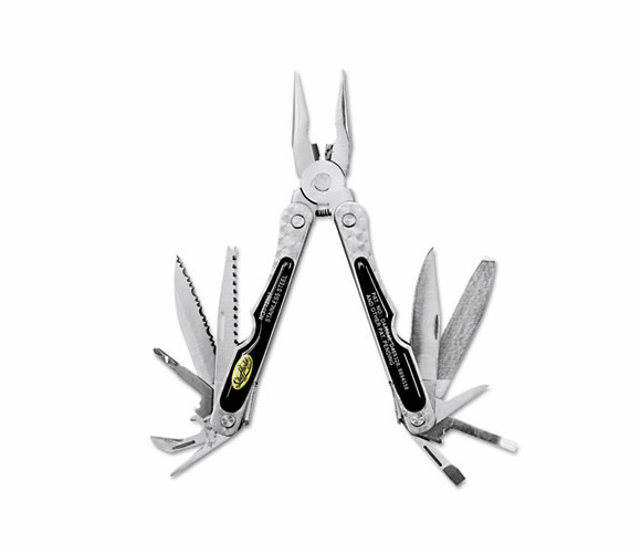 GNS12007 Folding 18-In-1 All-Purpose Stainless Tool w/Belt Pouch By GREAT NECK SAW MFG.