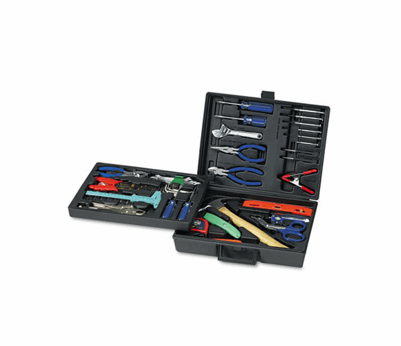 GNSTK110 110-Piece Home/Office Tool Kit, Drop Forged Steel Tools, Black Plastic Case By GREAT NECK SAW MFG.