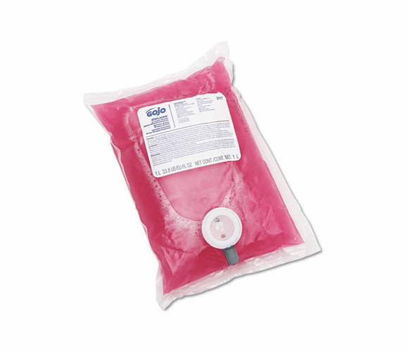 GOJ211708EA NXT Lotion Soap w/Moisturizers Refill, Light Floral Liquid, 1000ml Box By GO-JO INDUSTRIES