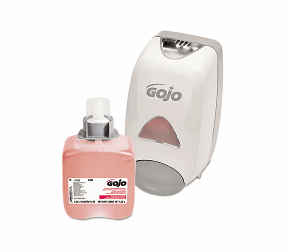 GOJ5161D2 FMX-12 Dispenser Kit, with Soap Refill, 1250 ml, Gray By GO-JO INDUSTRIES