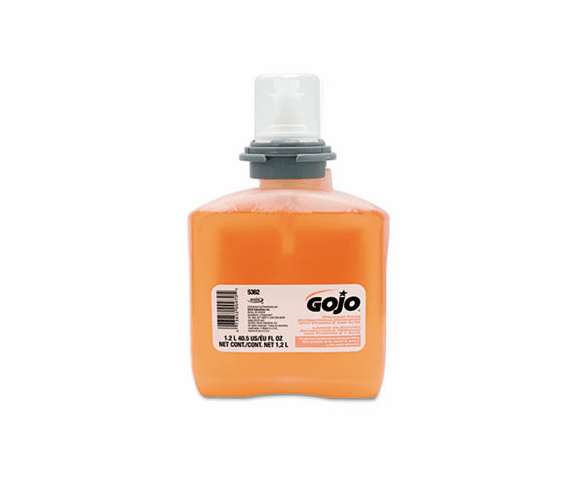GOJ536202 Premium Foam Antibacterial Hand Wash, Fresh Fruit Scent, 1200ml By GO-JO INDUSTRIES