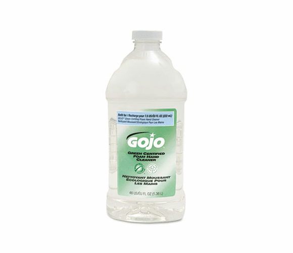 GOJ572502 Refill For Green Certified Foam Soap, Fragrance-Free, Clear, 46 oz. By GO-JO INDUSTRIES