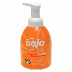 GOJ576204 Luxury Foam Antibacterial Handwash, Orange Blossom, 18 oz Pump By GO-JO INDUSTRIES