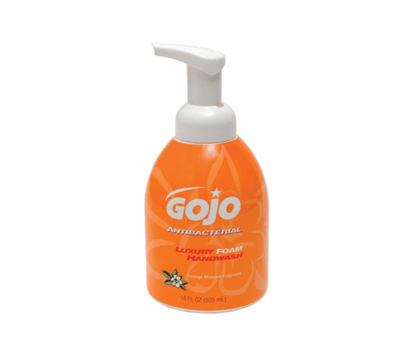 GOJ576204 Luxury Foam Antibacterial Handwash, Orange Blossom, 18 oz Pump By GO-JO INDUSTRIES