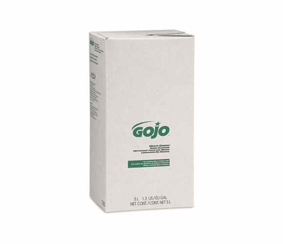 GOJ7565 MULTI GREEN Hand Cleaner Refill, 5000 mL, Citrus Scent, Green, 2/Carton By GO-JO INDUSTRIES