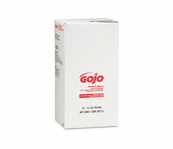 GOJ7596 POWER GOLD Hand Cleaner, 5000 mL, Citrus Scent, Green, 2/Carton By GO-JO INDUSTRIES