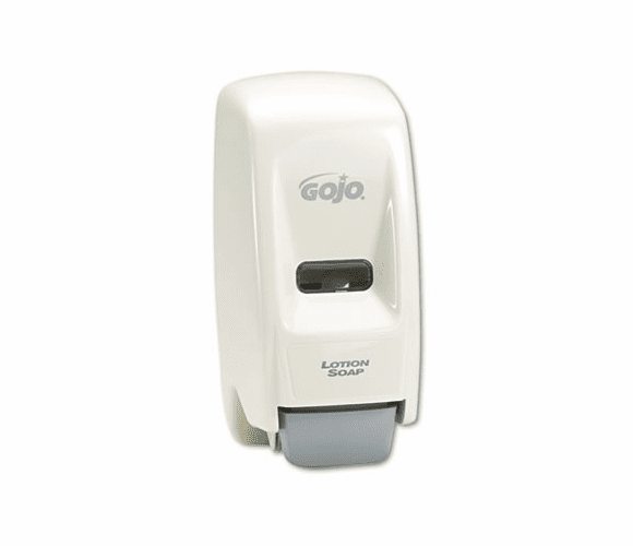 GOJ903412 Bag-In-Box Liquid Soap Dispenser, 800ml, 5-3/4w x 5-1/2d x 11-1/8h, White By GO-JO INDUSTRIES