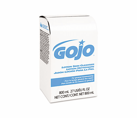 GOJ911212CT Lotion Skin Cleanser Refill, Pleasant, Liquid, 800ml Bag, 12/Carton By GO-JO INDUSTRIES