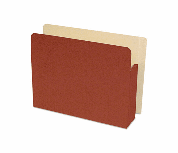 GUS75114 End Tab File Pocket, Letter, 4" Exp, Redrope By GUSSCO MANUFACTURING