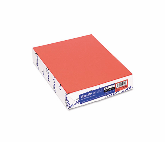 HAM103119 Fore MP Recycled Colored Paper, 20lb, 8-1/2 x 11, Salmon, 500 Sheets/Ream By HAMMERMILL/HP EVERYDAY PAPERS