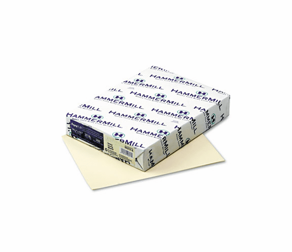 HAM103176 Fore MP Recycled Colored Paper, 20lb, 8-1/2 x 11, Ivory, 500/Ream By HAMMERMILL/HP EVERYDAY PAPERS