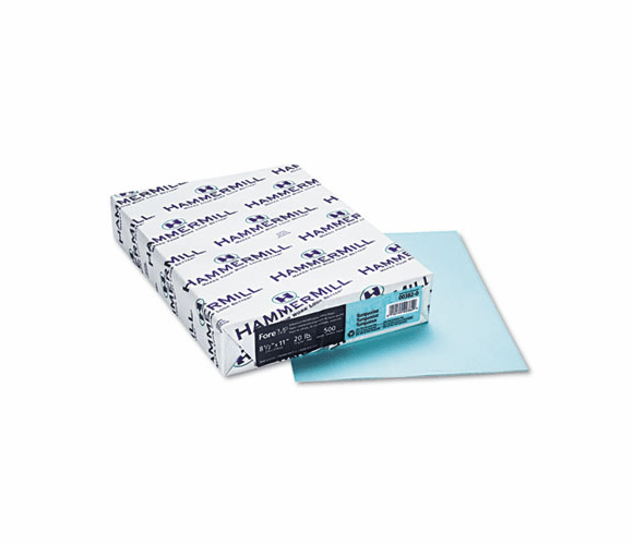 HAM103820 Fore MP Recycled Colored Paper, 20lb, 8-1/2 x 11, Turquoise, 500 Sheets/Ream By HAMMERMILL/HP EVERYDAY PAPERS