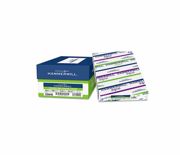 HAM120040 Color Copy Digital Cover Stock, 60 lbs., 18 x 12, White, 250 Sheets By HAMMERMILL/HP EVERYDAY PAPERS