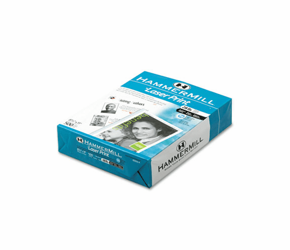 HAM125534 Laser Print Office Paper, 98 Brightness, 28lb, 8-1/2 x 11, White, 500 Shts/Ream By HAMMERMILL/HP EVERYDAY PAPERS