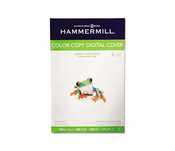 HAM133202 Color Copy Digital Cover, 92 Brightness, 17 x 11, Photo White, 250 Sheets/Pack By HAMMERMILL/HP EVERYDAY PAPERS