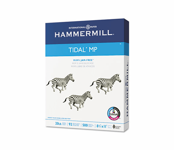 HAM162008 Everyday Copy And Print Paper, 92 Bright, 20lb, Letter, White 5000 Sheets/Ctn By HAMMERMILL/HP EVERYDAY PAPERS