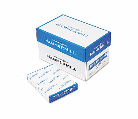 HAM162032 Tidal MP Copy 3-Hole Punched Paper, 92 Brightness, 20lb, Ltr, White, 5000/Ctn By HAMMERMILL/HP EVERYDAY PAPERS